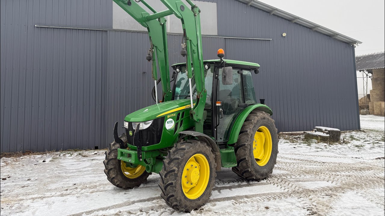John Deere 5075 E traktor - Eladó