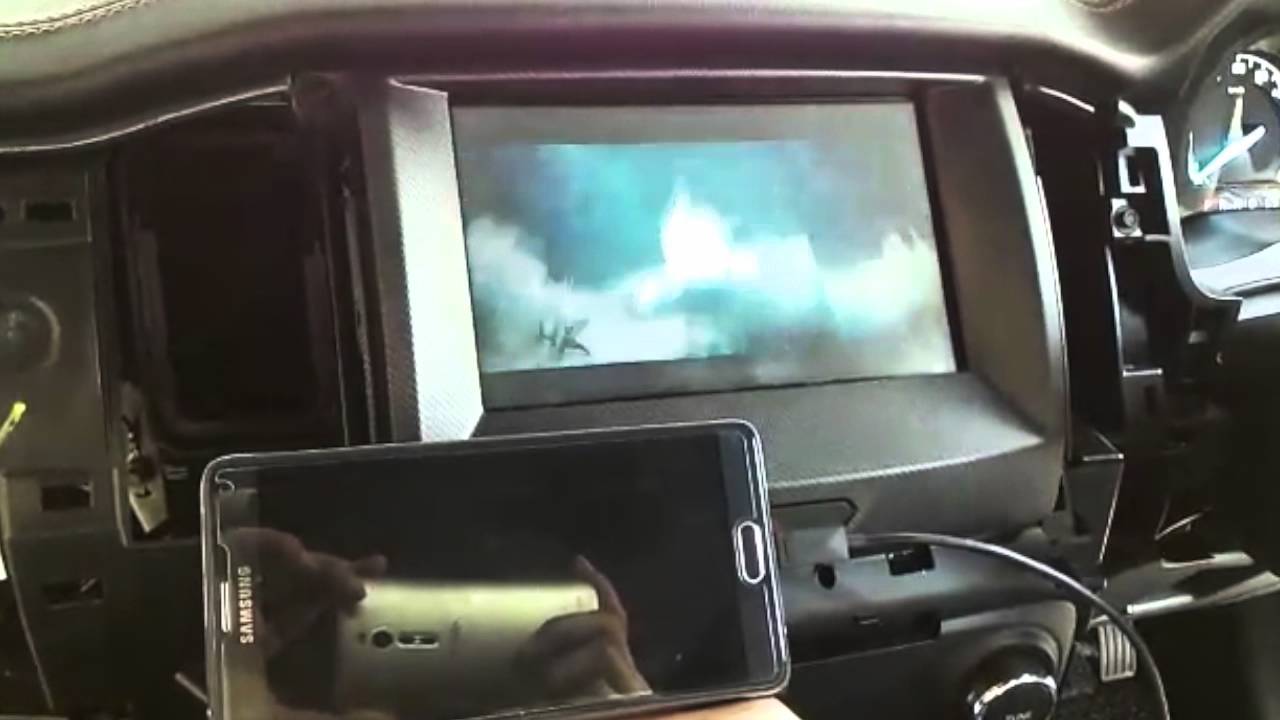 Ford Ranger (2016) - SYNC 2 interface  (Mirrorlink & GPS)