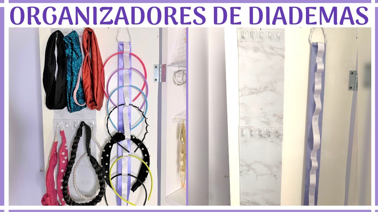 ORGANIZADOR DE DIADEMAS - 2 Opciones En 5 MINUTOS