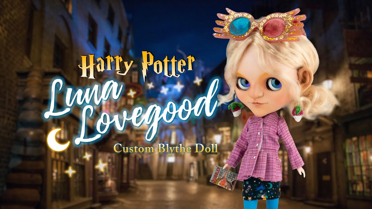 Harry Potter's Luna Lovegood || Blythe Doll OOAK Custom Doll Repaint and Tutorial