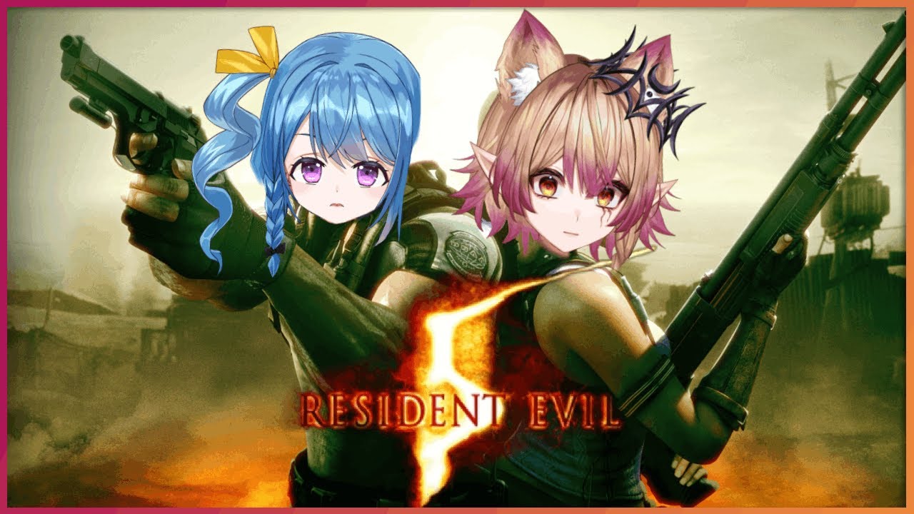 FIRST TIME Resident Evil 5 Co-Op 🧟 [ Resident Evil 5 / Vylett Moonheart / #vtuber ]