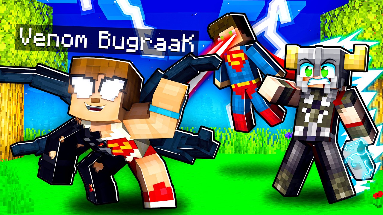 CRAZYCRAFT VENOM SİMBİYOT EN GÜÇLÜ KAHRAMAN - Minecraft