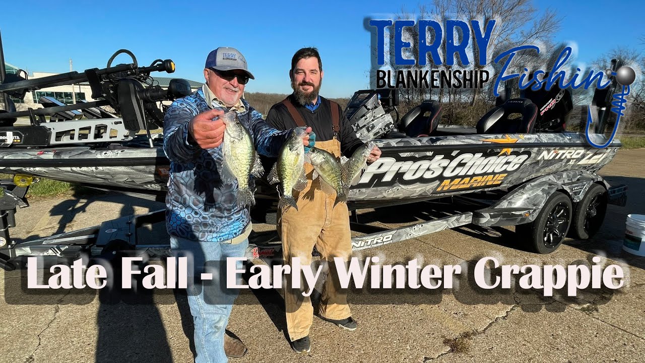 Late Fall Early Winter crappie