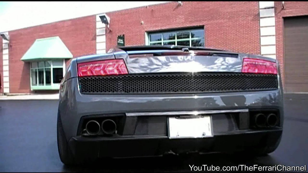 ADV.1 Lamborghini Gallardo LP560-4 w/ Capristo Exhaust Full Throttle Acceleration!!