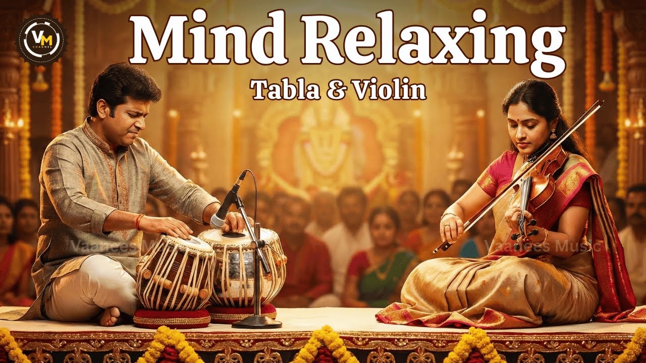 Indian Classical Violin Instrumental 🎻 | Peaceful Raga Music for Relaxation, Study & World Music
