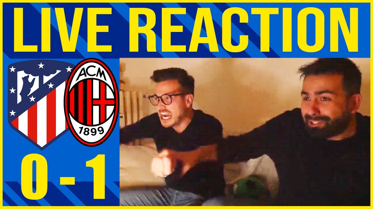 L'AVEVAMOOO DEEETTOOOOOO!!!! ATLETICO MADRID - MILAN: 0 - 1 | LIVE REACTION feat STEVE