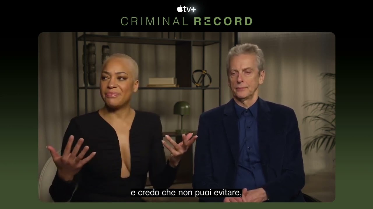 'Criminal Record' su Apple TV+, Peter Capaldi e Cush Jumbo  &laquo;Detective reali, che pagano un prezzo&raquo;