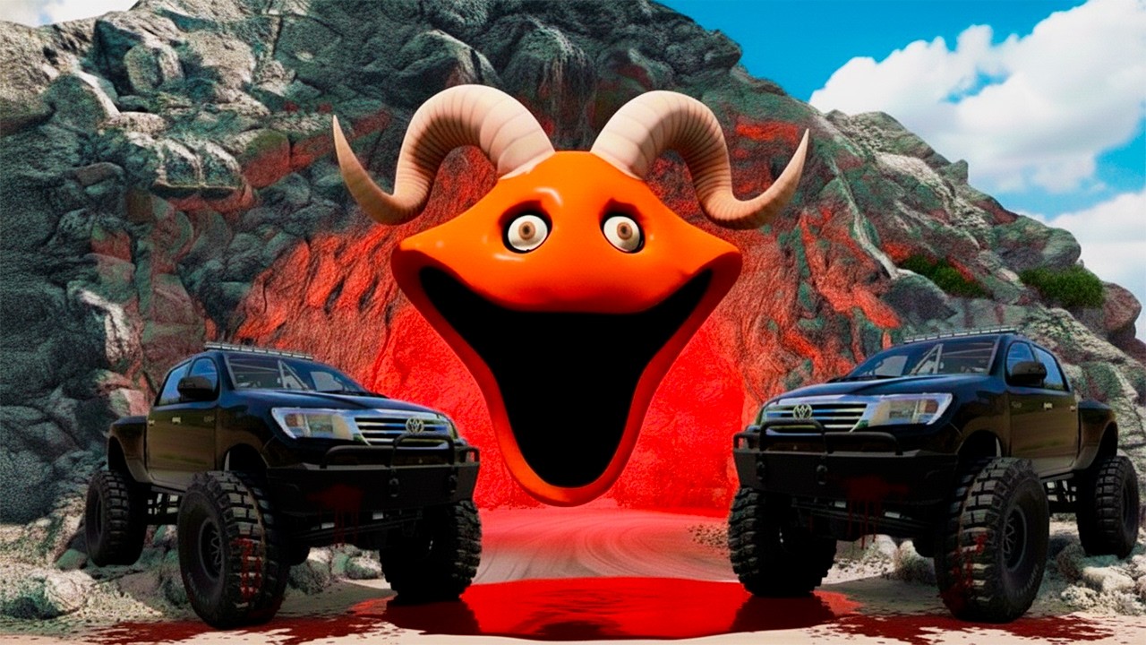 ENCONTRAMOS A VARIANTE ASSUSTADORA DO HUNGRY WORM! @GQ Games BeamNG.drive MULTIPLAYER