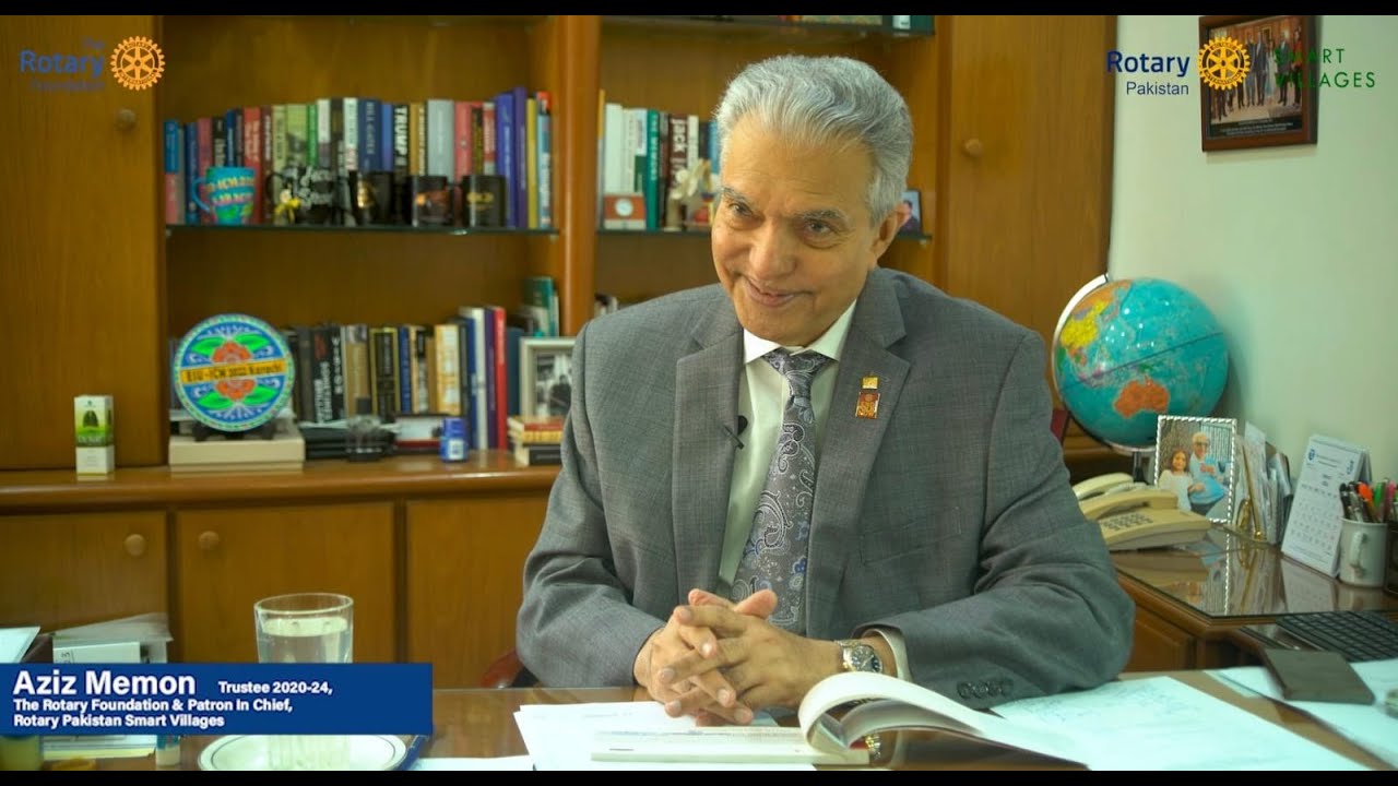 Rotary Smart Villages: Empowering Flood-Affected Communities for a Sustainable Future | Aziz Memon