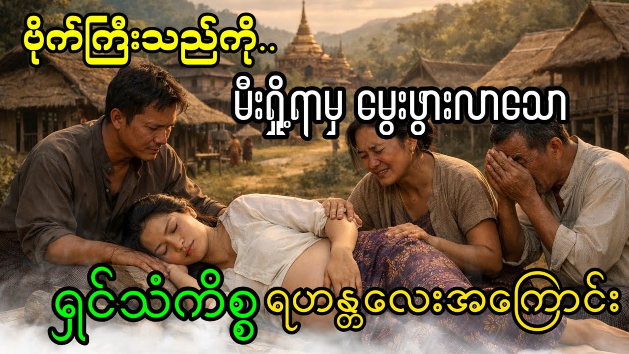 ဗိုက်ကြီးသည်-အ-လောင်းကို မီး-ရှို့ရမှ မွေးဖွားလာသည့် ကလေး