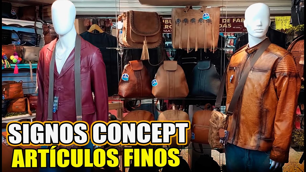 Signos Concept Tienda de productos finos en León chamarras signos concept pedidos al 4774098416