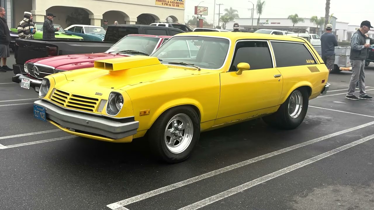 V8 Vega wagon on a morning drive