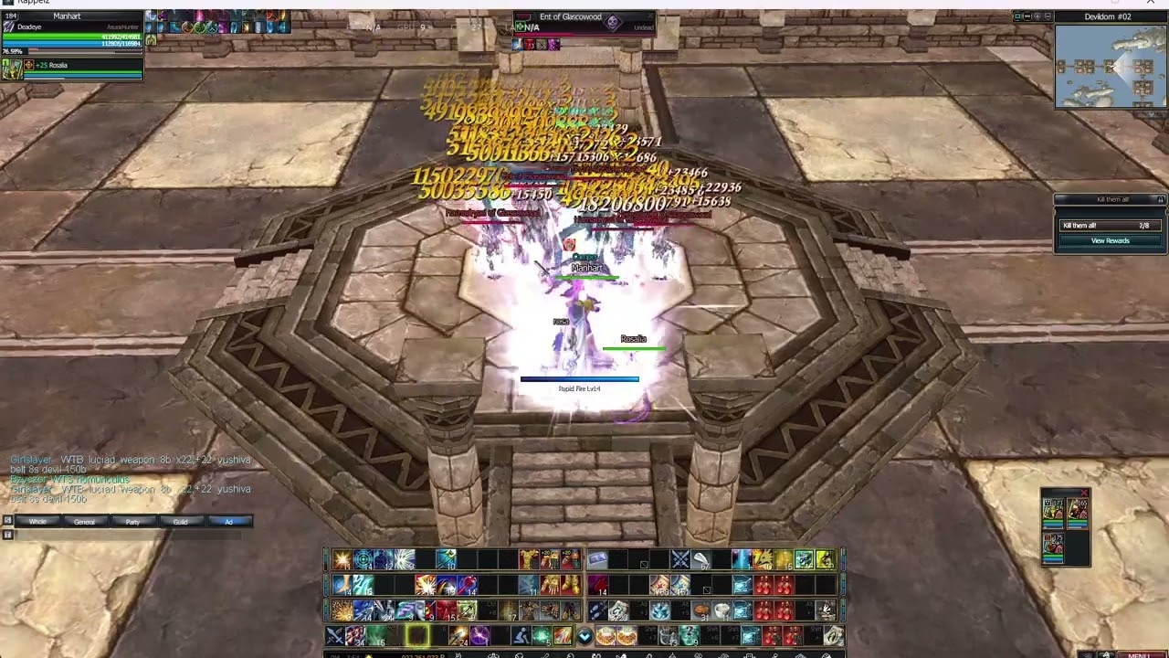 Rappelz 9.10 Hector Server Deadeye DDS4 Test
