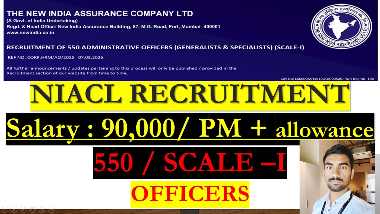 NIACL AO/SO Recruitment 2025 | all info | govt. org #psu #niacl #india #fresherjobs #itengineerjobs
