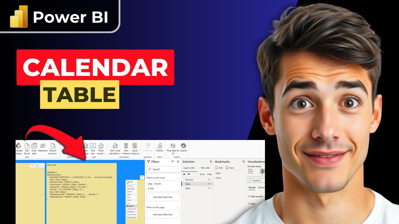 How To Create Calendar Table In Power BI (Easiest Way) (2026 Guide)
