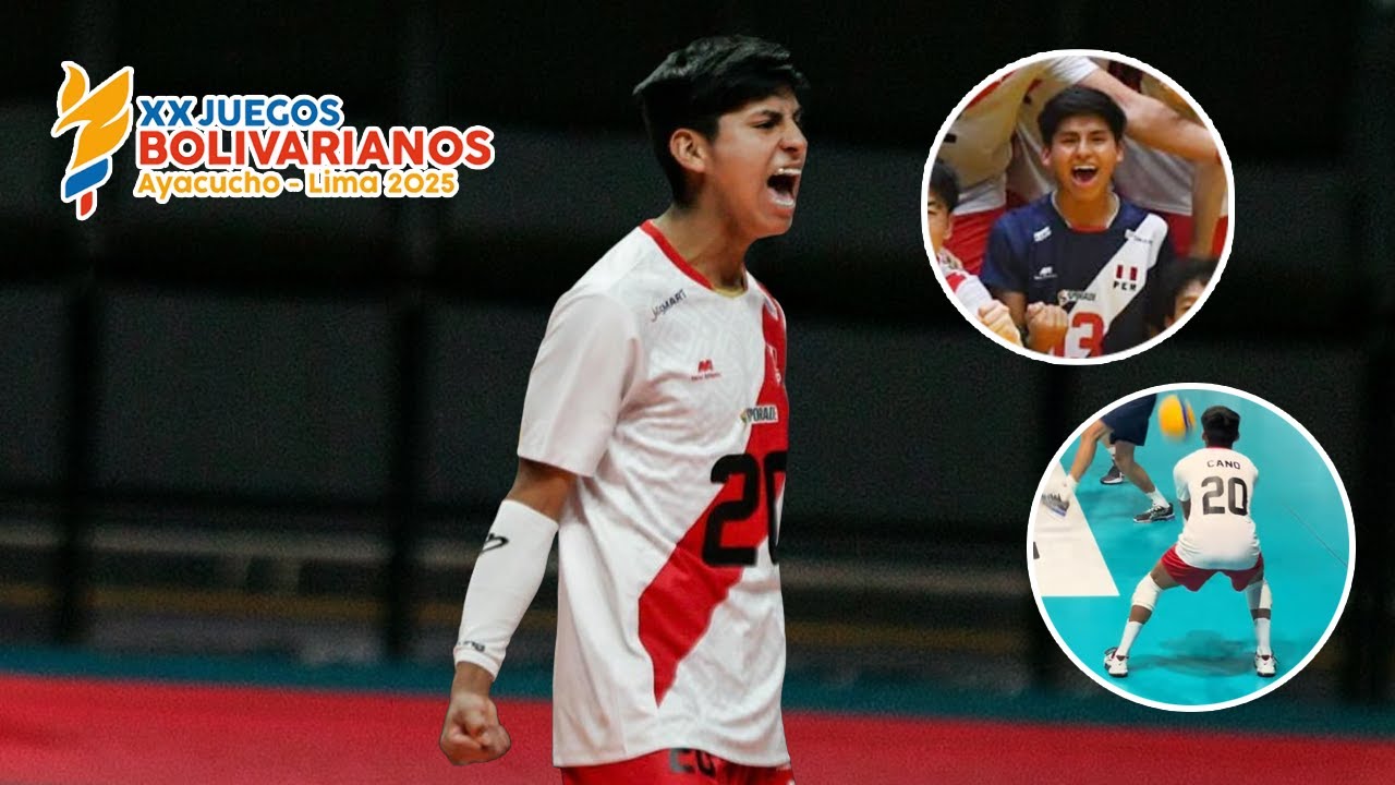 Jorge Cano en modo muralla 🇵🇪 | El L&iacute;bero de Per&uacute; rumbo a los Juegos Bolivarianos 2025 🏐🔥