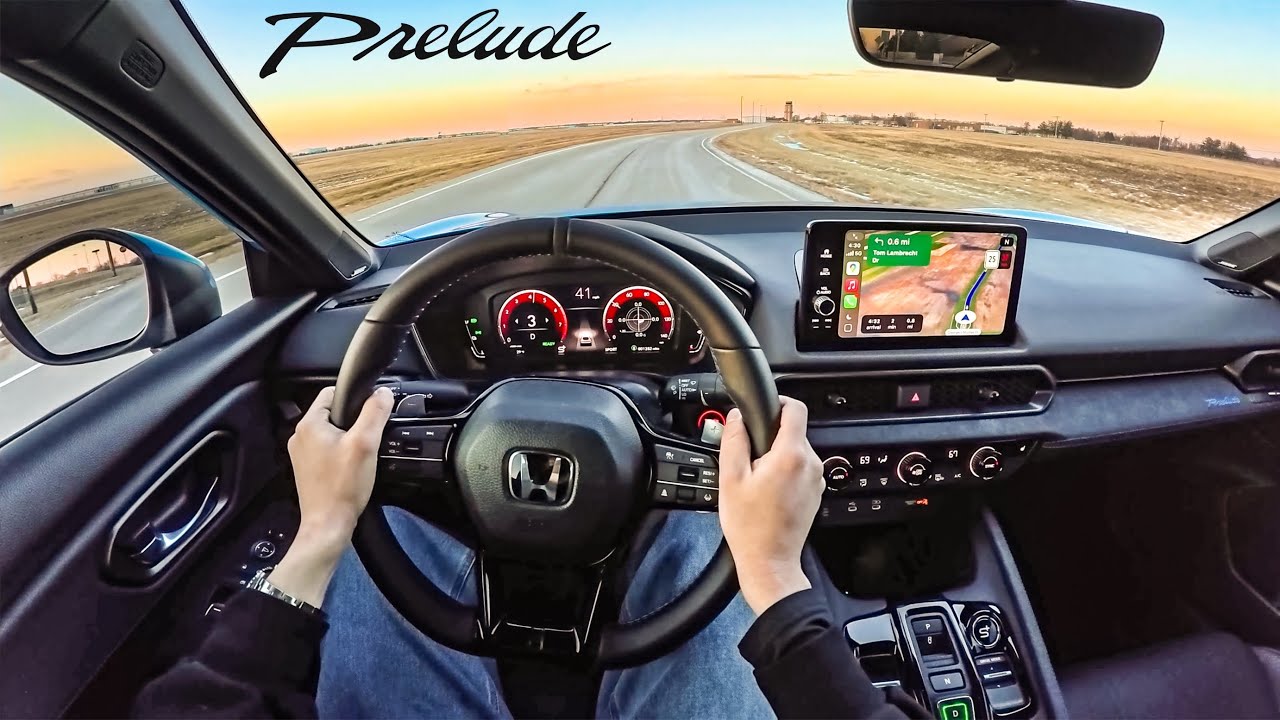 2026 Honda Prelude Hybrid POV Test Drive