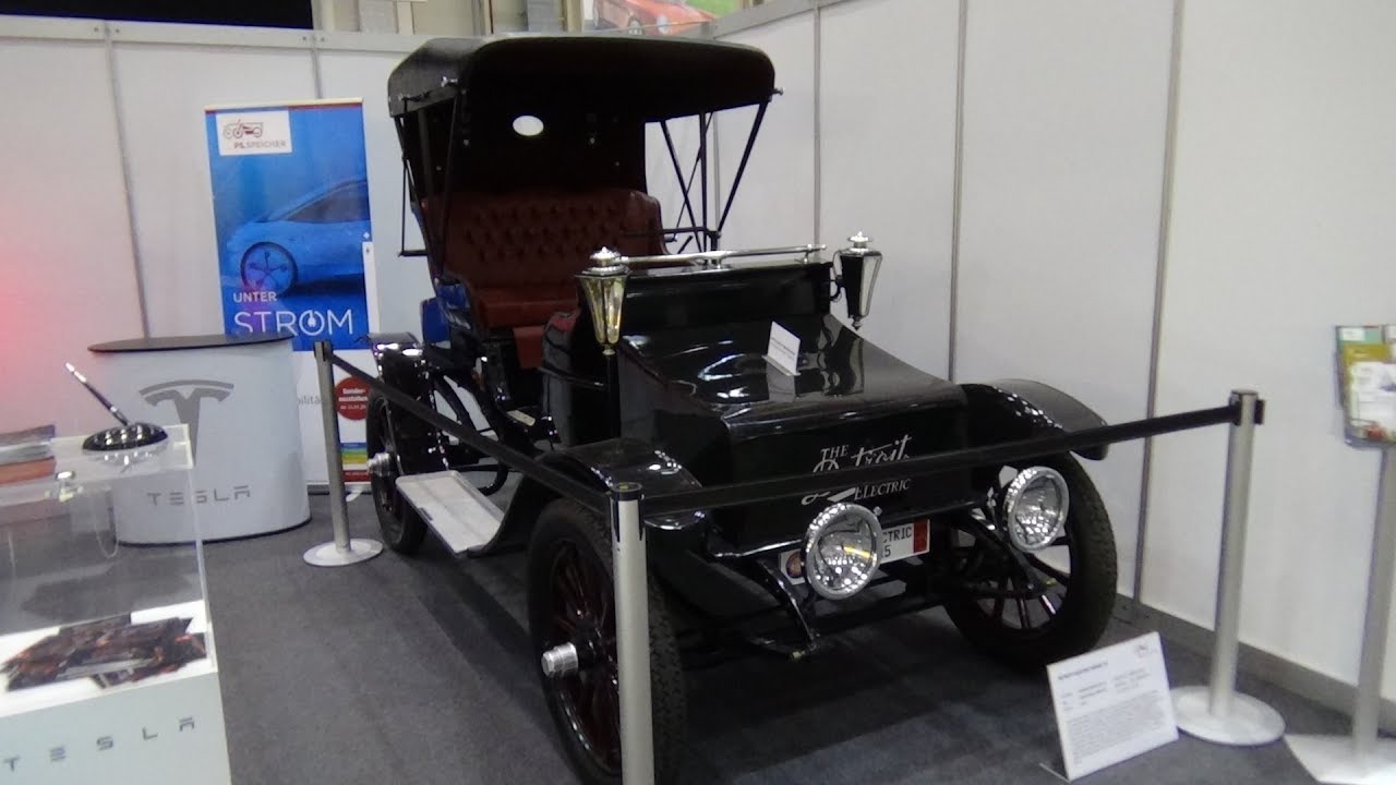 1912 Detroit Electric Model 25 - Exterior and Interior - Hamburg Motor Classics 2017