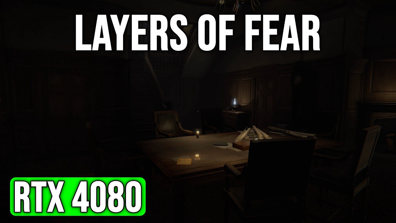 Layers of Fear on RTX 4080 Benchmark - FHD, 2K, 4K