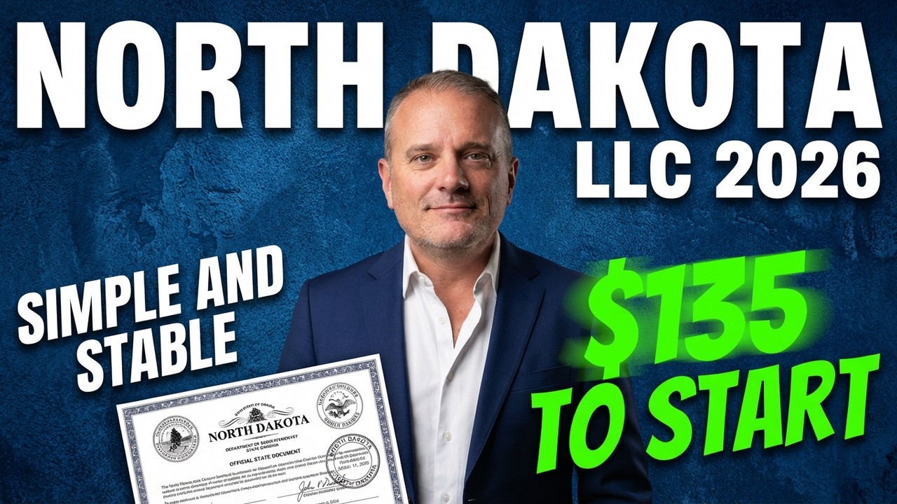 How to Start an LLC in North Dakota 2026 Guide | $135 Filing Fee & Annual Report