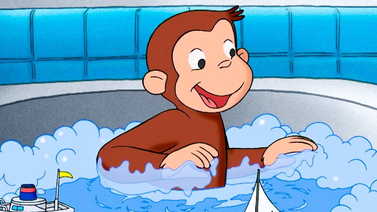 Bath Time George! 🛁 | Curious George | Adventure & Play