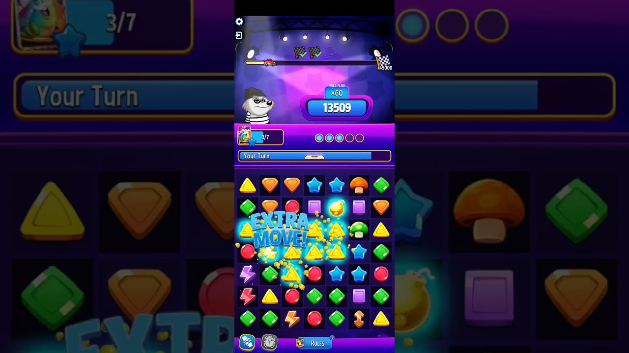 Score Rally Mighty Mushrooms 45000 solo challenge MATCH MASTERS