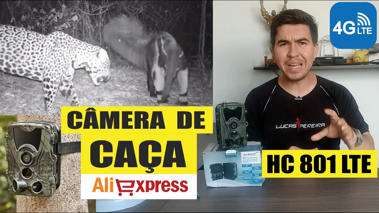 Câmera de CAÇA e TRILHA - HC 801 LTE - Essa pega tudo!