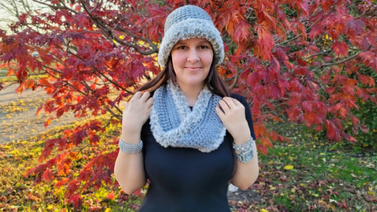Easy Crochet Hat and Cowl Set | Crochet beanie and twisted cowl | Bag O Day Crochet Tutorial