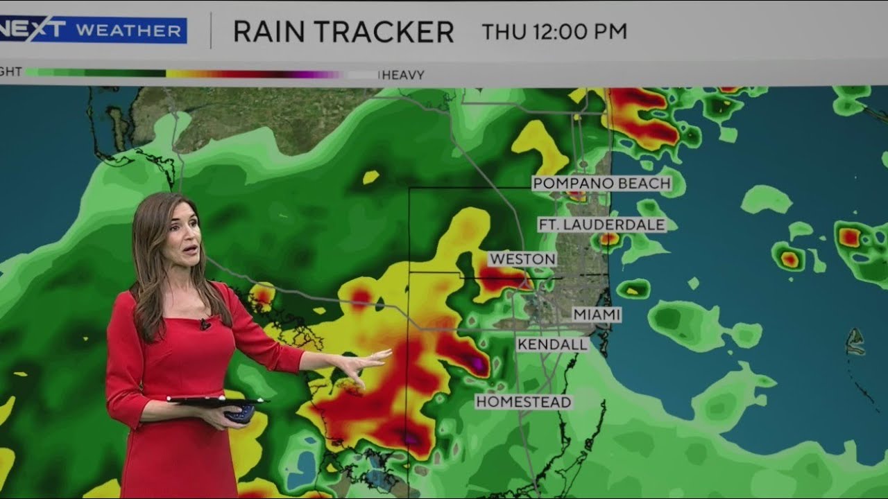 Round of rain, flooding possible across South Florida as work week ends
