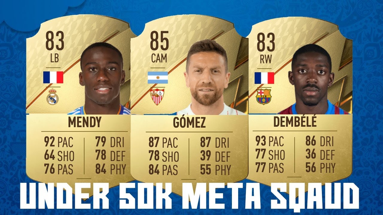 FIFA 22 | The Most Overpowered Under 50k Meta Team | Squad builder