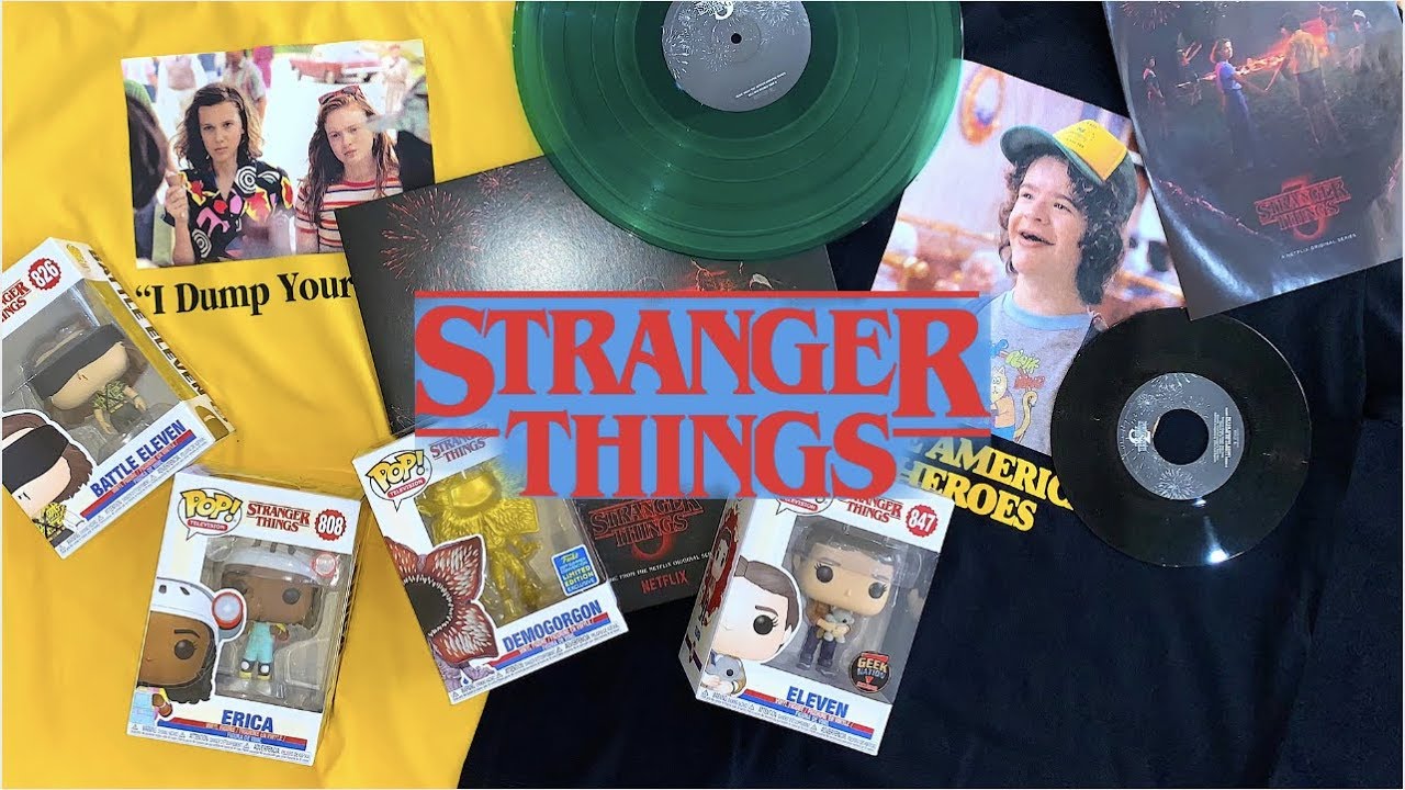 Stranger Things 3 Merch Haul | Funko Pops, Shirts, Vinyl