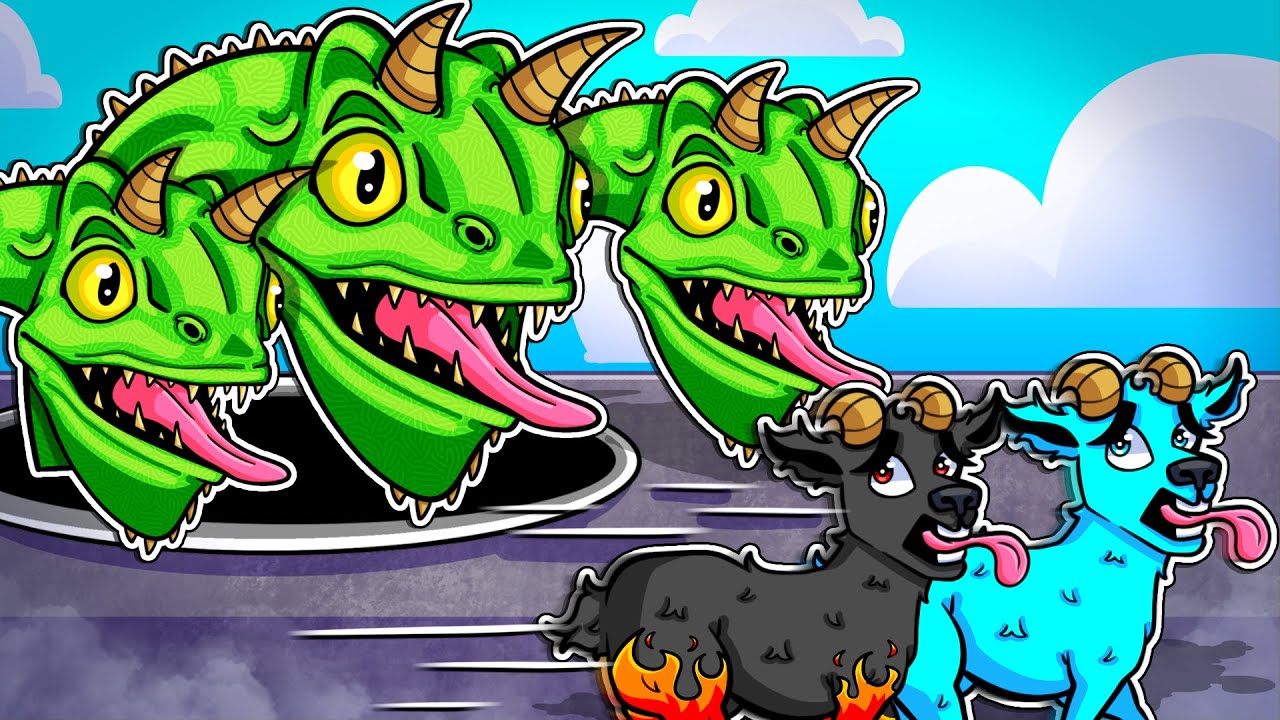 Fui MORDIDO por uma HYDRA! - Goat Simulator 3