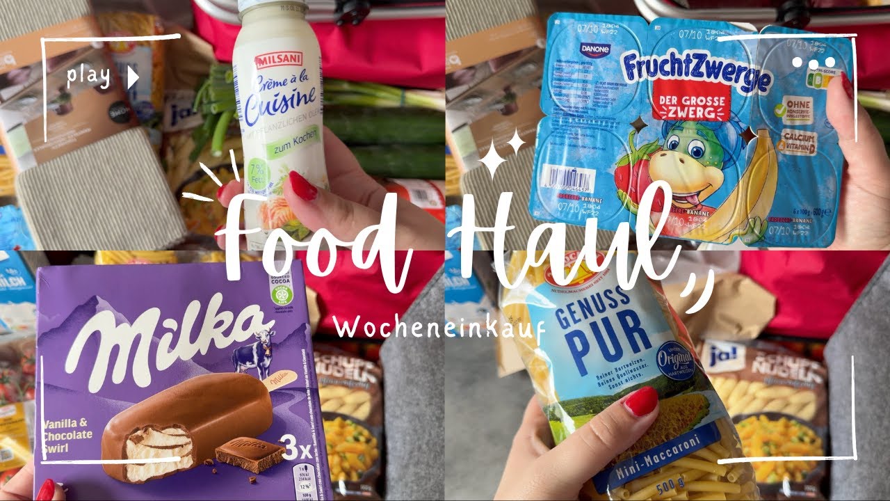 FOOD HAUL | Erster Einkauf nach dem Urlaub ☀️ | Aldi und Rewe 🛍️
