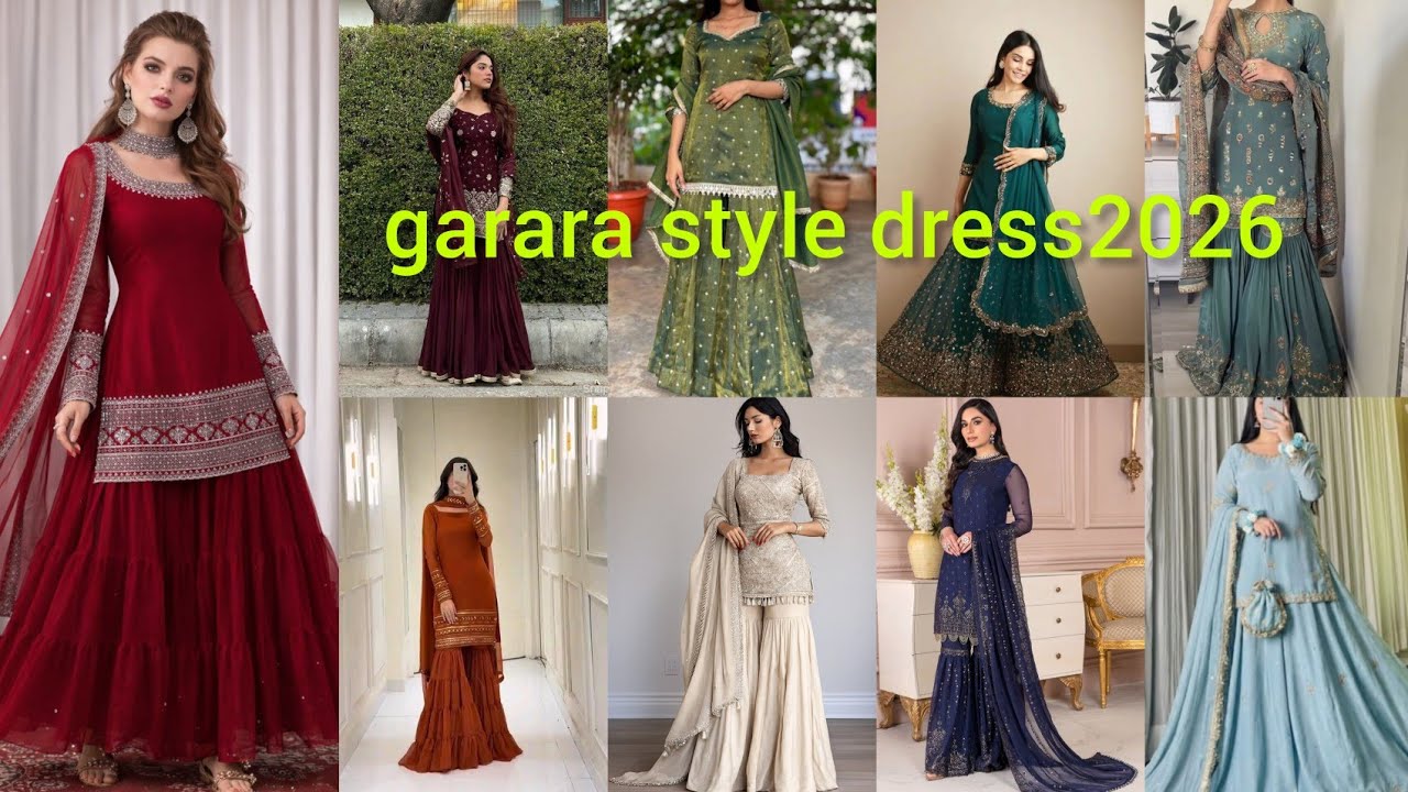 Eid special dresses |Top Trendy Sharara Gharara Design | latest sharara Dress for  party wear