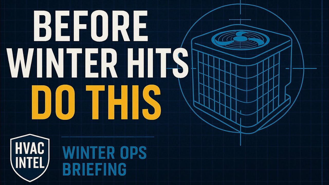 Prepare Your HVAC for Winter &mdash; Tactical Readiness Briefing