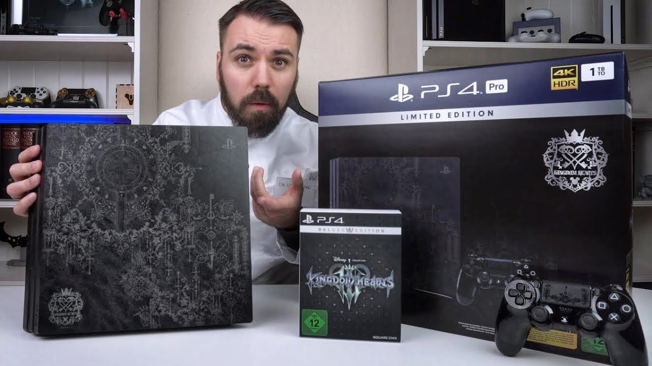 Die neue PS4 Pro in der größten Limited Edition aller Zeiten! Kingdom Hearts 3 (CUH-7216B)