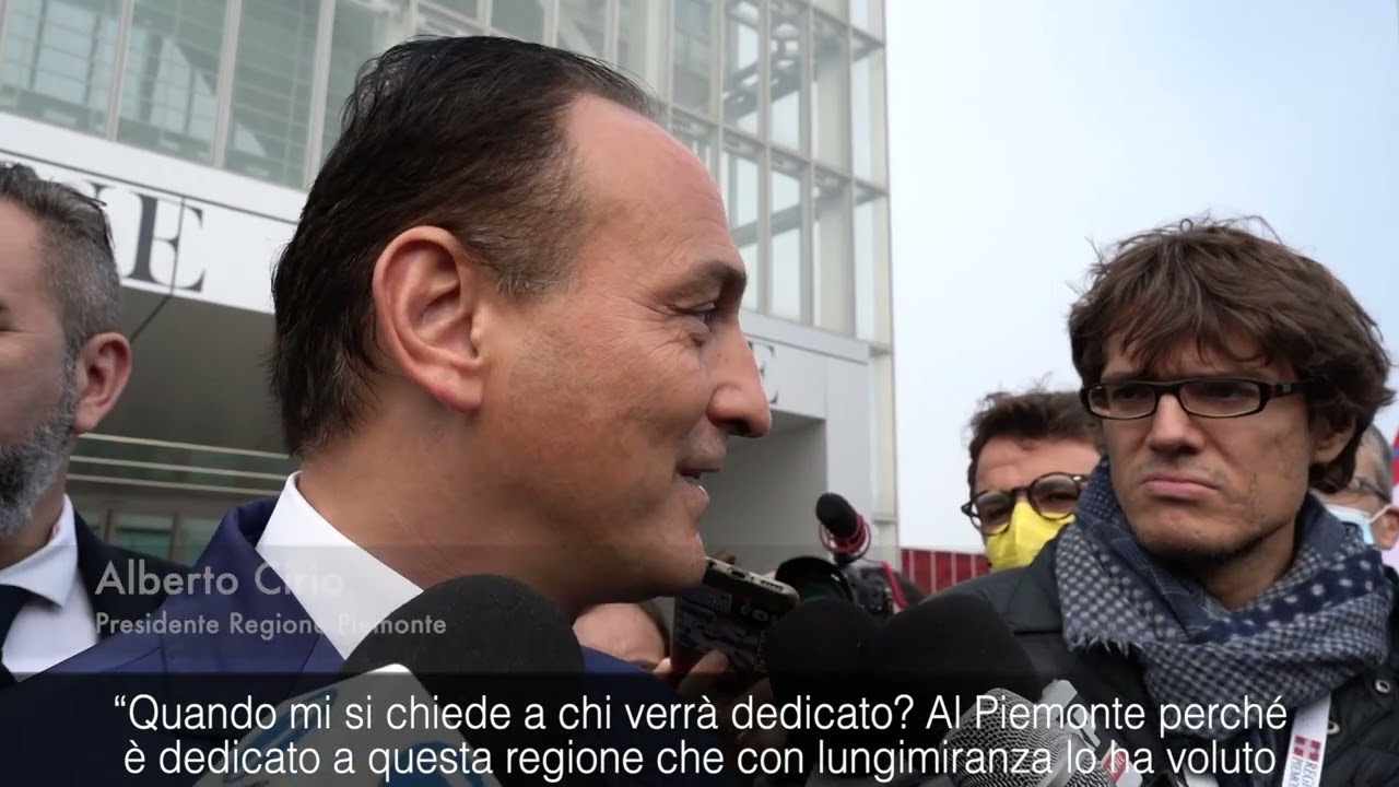Cerimonia per il grattacielo della Regione Piemonte
