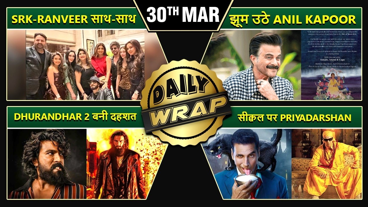 SRK-Ranveer Viral Pic, Sonam's Baby Boy, South Films Postponed Reaseon Dhurandhar 2  - Top 10 News