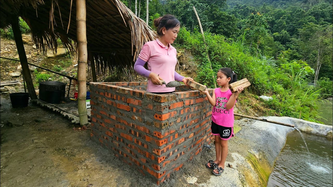 How to build a clean water tank - Serving life | Nguyen Thi Luyen