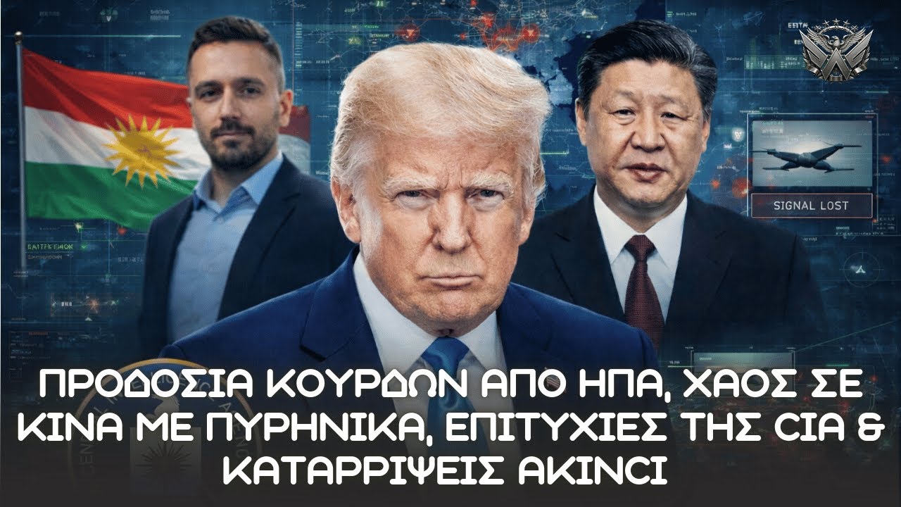 ΠΡΟΔΟΣΙΑ Κούρδων από ΗΠΑ, ΧΑΟΣ σε Κίνα με φυλακίσεις, επιτυχίες της CIA και καταρρίψεις Akinci