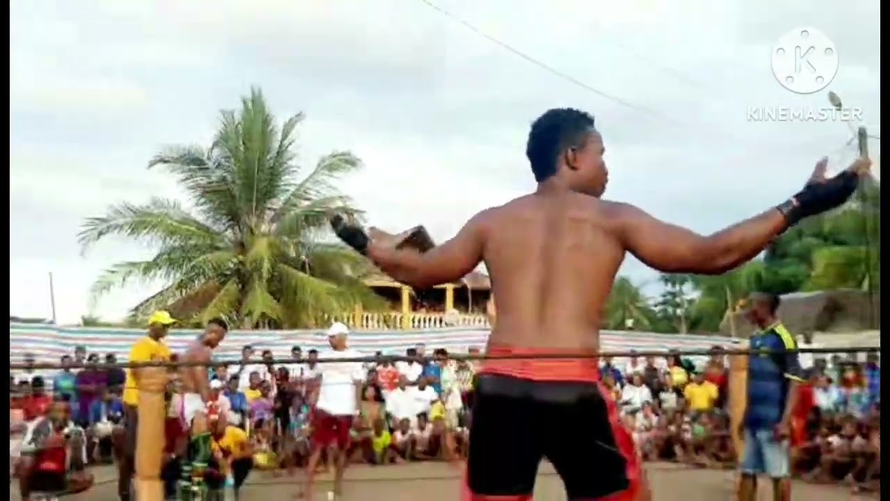 Doudou Anjiabe Vs Salegy Awoe, combat à Nosy be le 17/12/2023. Morengy Malagasy de Madagascar