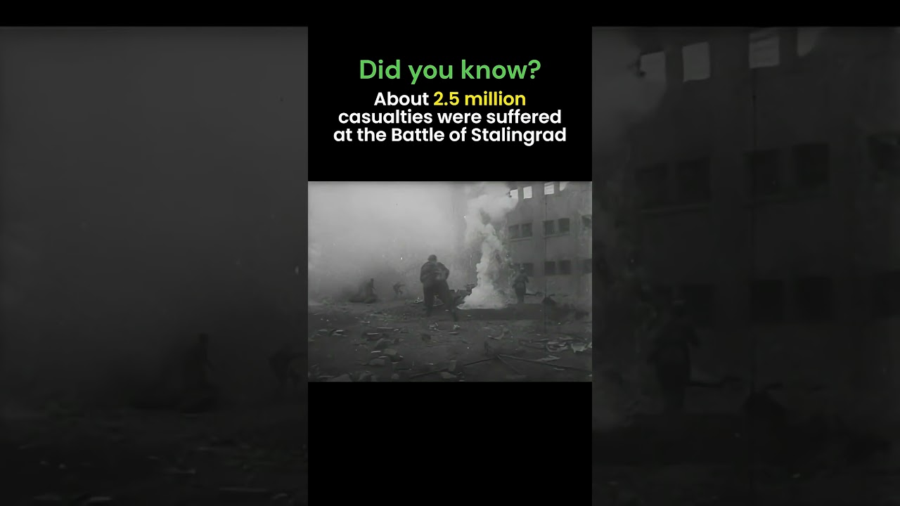 About 2.5 million causalities were suffered at the battle of Stalingrad .