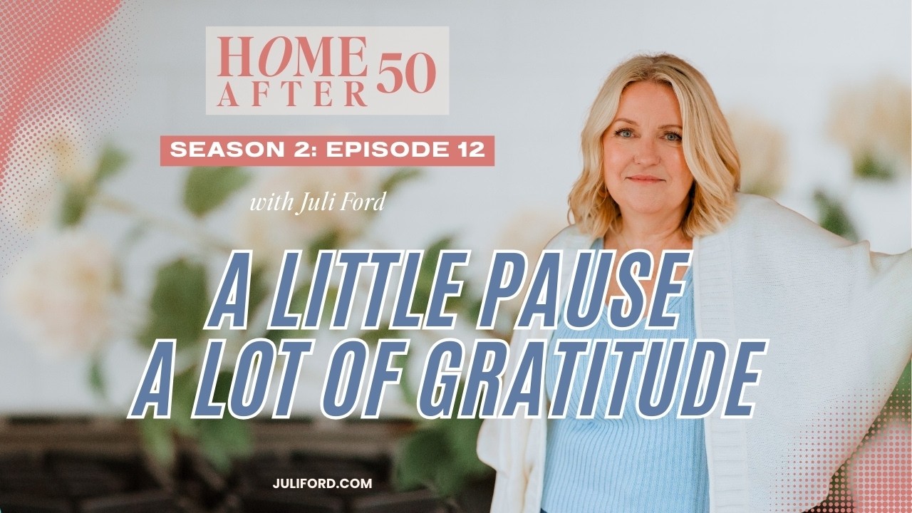 A Little Pause, A Lot of Gratitude