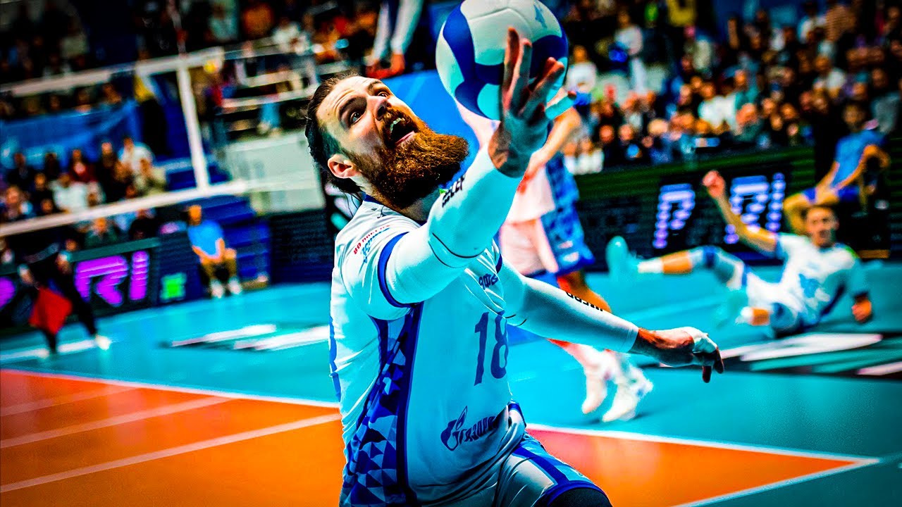Crazy Volleyball Skill by Egor Kliuka | Fantastic Spikes in the Vertical Jump