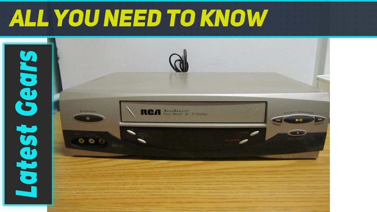RCA VR637HF 4-Head Hi-Fi VCR: The Best Classic VCR for Your Vintage Collection!