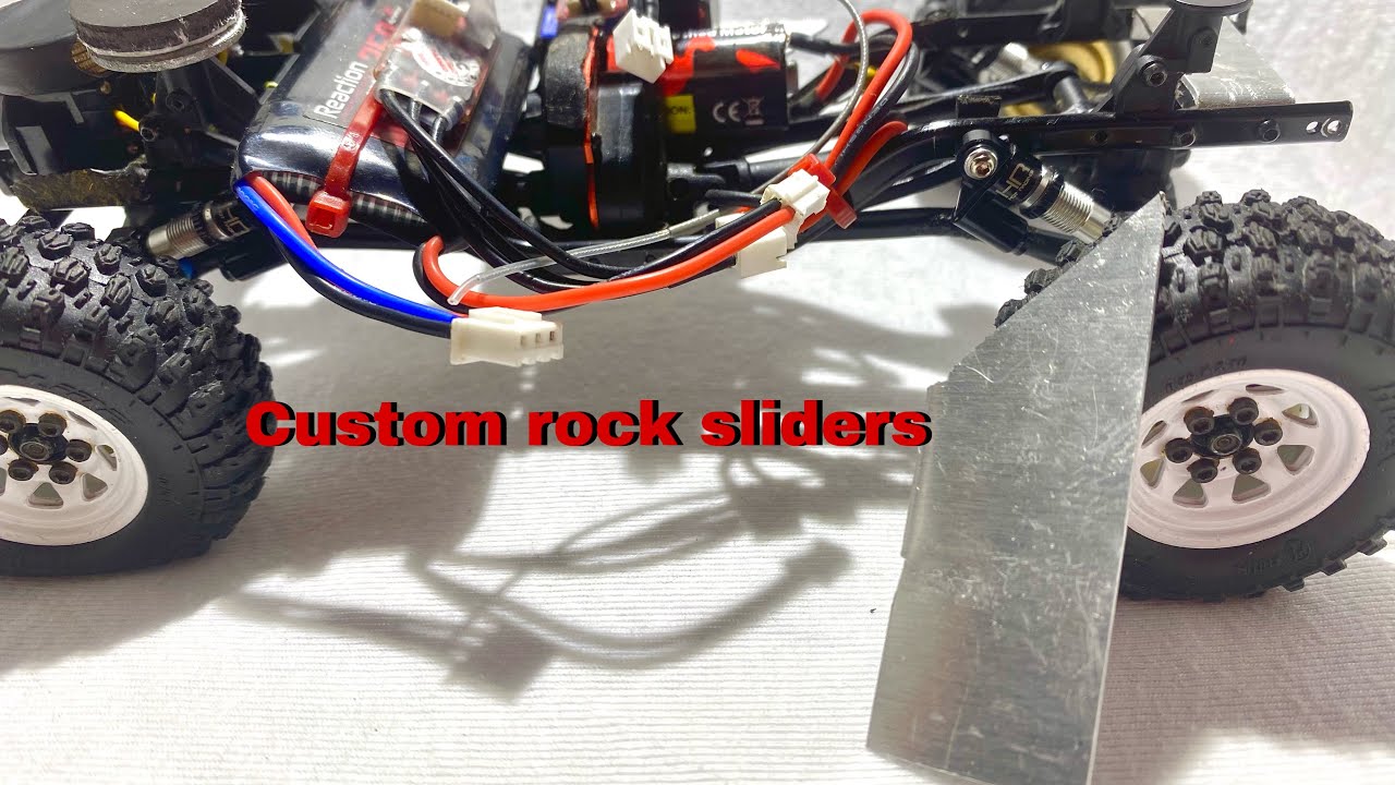 Scx24 custom rock sliders tutorial