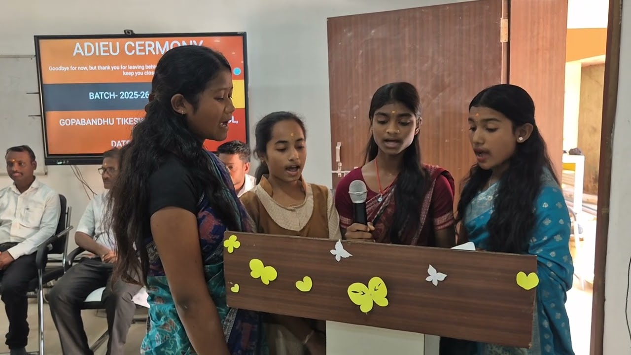 Emotional Farewell Song. G.T.H.S Students Performance 💐Batch 2025-26
