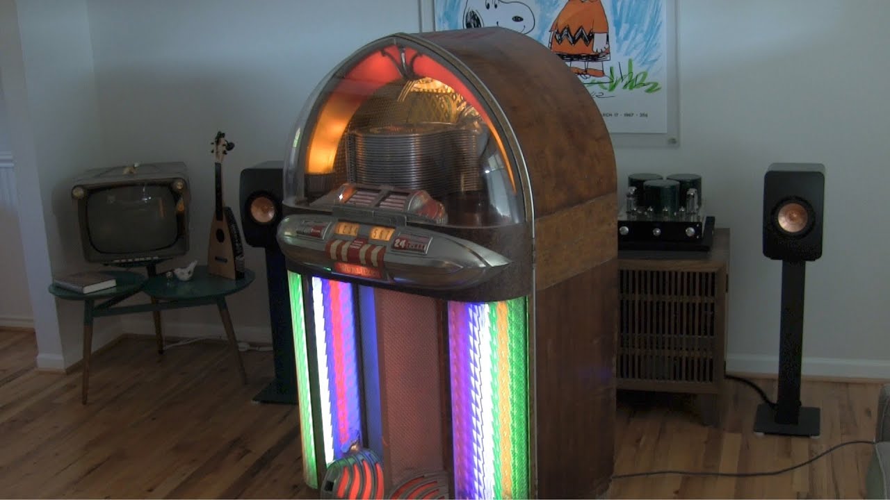 Мой музыкальный автомат Wurlitzer 1948 года, модель 1100