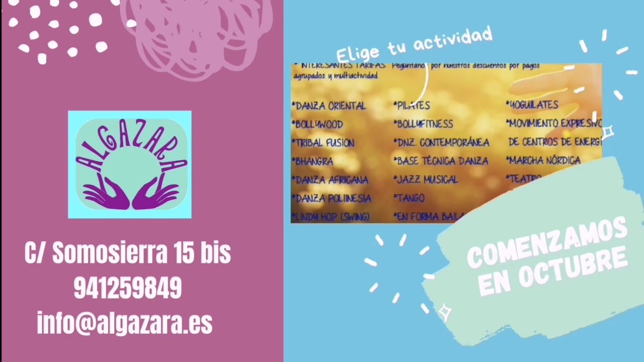 Información sobre el nuevo curso