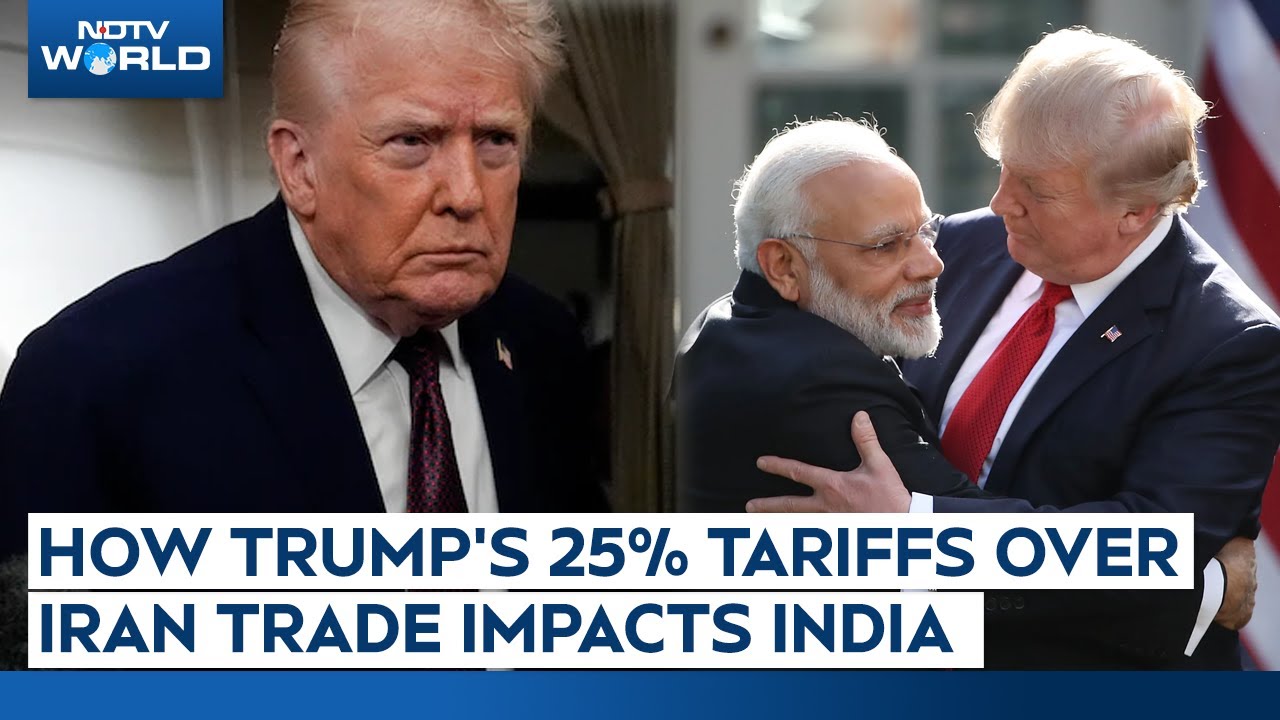 Trump Tariffs News | How Donald Trump's 25% Tariffs Over Iran Trade May Impact India